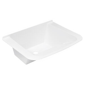 Tanque Sint&eacute;tico de Fibra Simples 20L 56x43cm TF56BR Branco Decoralita