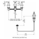 Misturador para Bid&ecirc; Trend Perflex