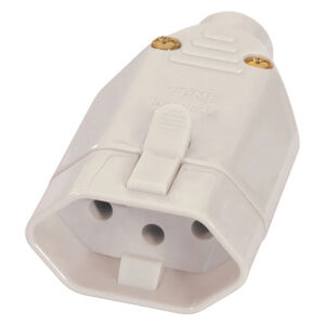 Tomada 2P+T Jun&ccedil;&atilde;o F&ecirc;mea 10A/250V Cinza 1727 Fame