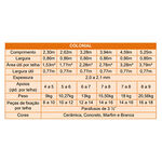 Telha PVC Colonial Cer&acirc;mica 230x86cm DVG Precon