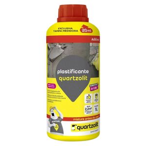 Aditivo Plastificante Marrom Claro 1L Quartzolit