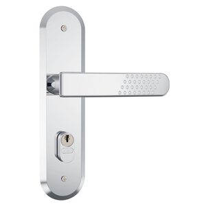 Fechadura Stam 1801/21 Externa Acabamento Cromado - Espelho de A&ccedil;o Inox 35274