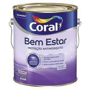 Verniz Bem Estar Prote&ccedil;&atilde;o Antimosquito 3,6L Coral
