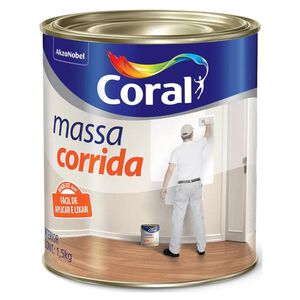 Massa Corrida 1,5kg Coral