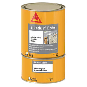 Adesivo Estrutural Ep&oacute;xi Sikadur 1Kg Sika