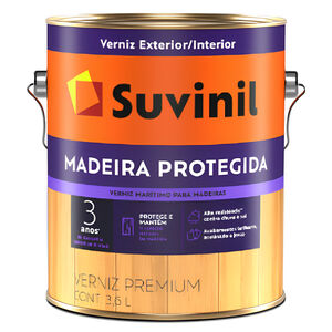 Verniz Mar&iacute;timo Brilhante Premium Madeira Protegida 3,6L Suvinil