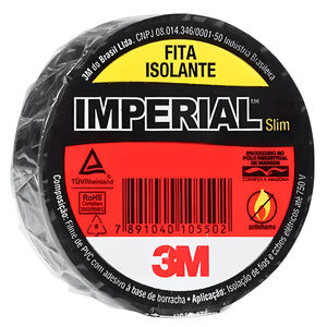 Fita Isolante Preta 3m Imperial