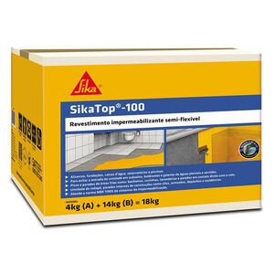 Impermeabilizante Top-100 Cinza 18kg Sika