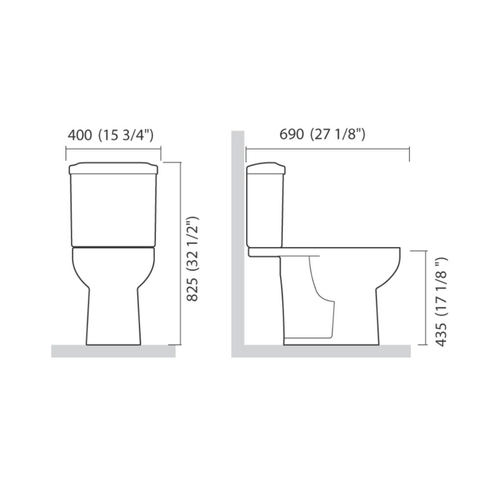 Vaso Sanit&aacute;rio para Caixa Acoplada Luna Branco Icasa