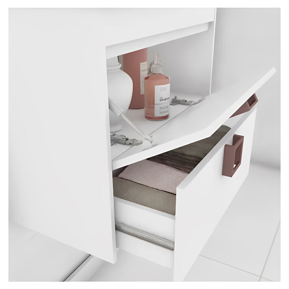 Gabinete Suspenso com Espelheira L&iacute;rio Branco MGM