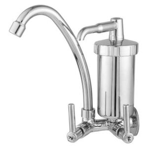 Torneira Cozinha Parede 2151 Bancada Alta C62 com filtro Metais Le&atilde;o