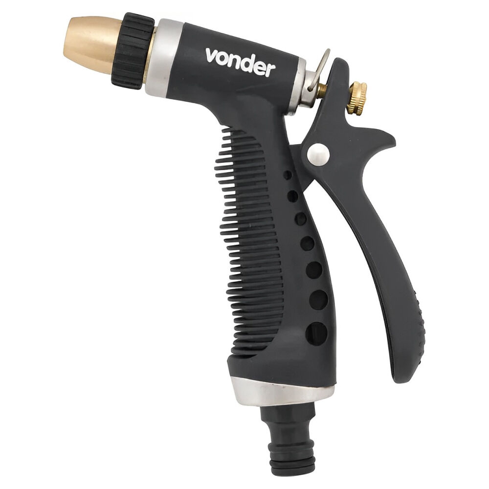 Esguicho Met&aacute;lico para Jardim Tipo Pistola Vonder