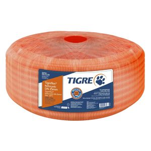Eletroduto Corrugado Flex&iacute;vel Refor&ccedil;ado 25mm x 50m Tigre