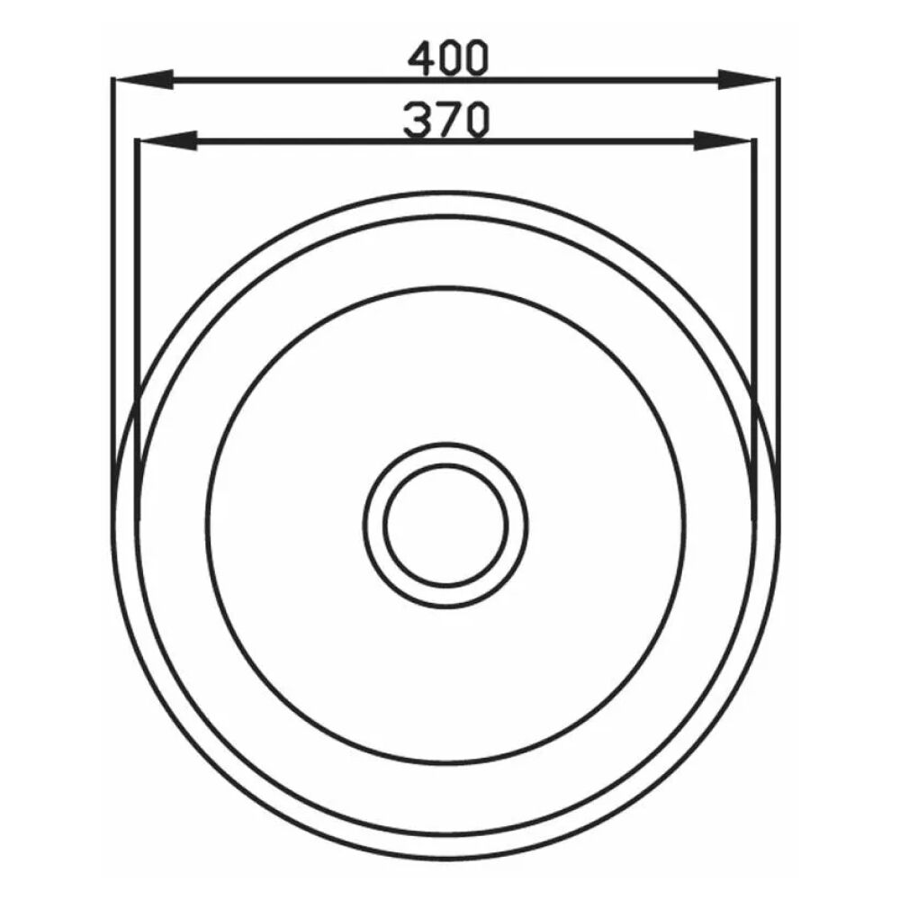 Cuba de Inox Plus 37x37x14cm Ghelplus