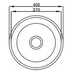 Cuba de Inox Plus 37x37x14cm Ghelplus