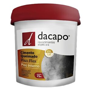Cimento Queimado para Piso Flex Interno 25Kg Dacapo