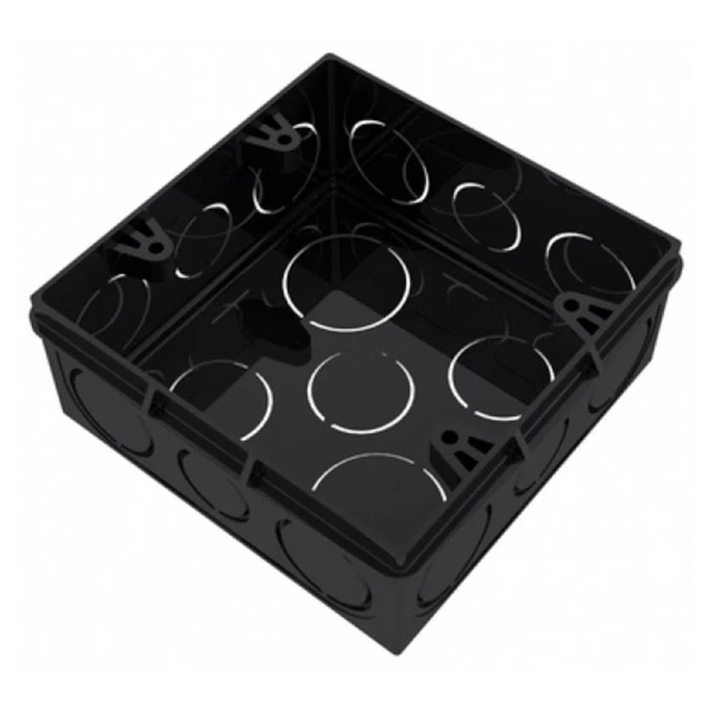 Caixa de Luz Tigreflex 4"x4" Preta Tigre