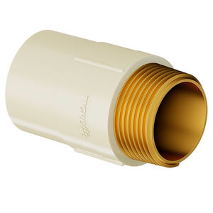 Conector Aquatherm 1/2''x22mm Bege Tigre