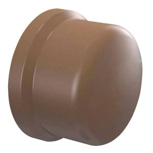 Cap PVC Sold&aacute;vel Marrom Tigre