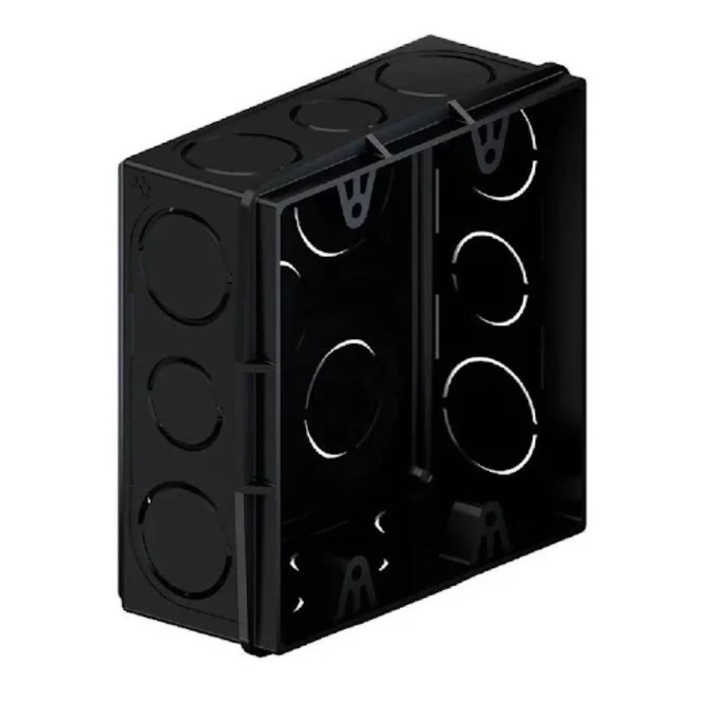 Caixa de Luz Tigreflex 4"x4" Preta Tigre