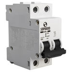 Mini Disjuntor Bipolar Curva C SHB2 GII Soprano