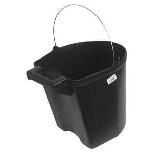 Lata Pl&aacute;stica para Concreto Al&ccedil;a de Ferro 16L Preto Ecoplastic