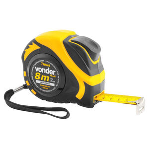 Trena Curta de A&ccedil;o Autotrava 8mx25mm Vonder