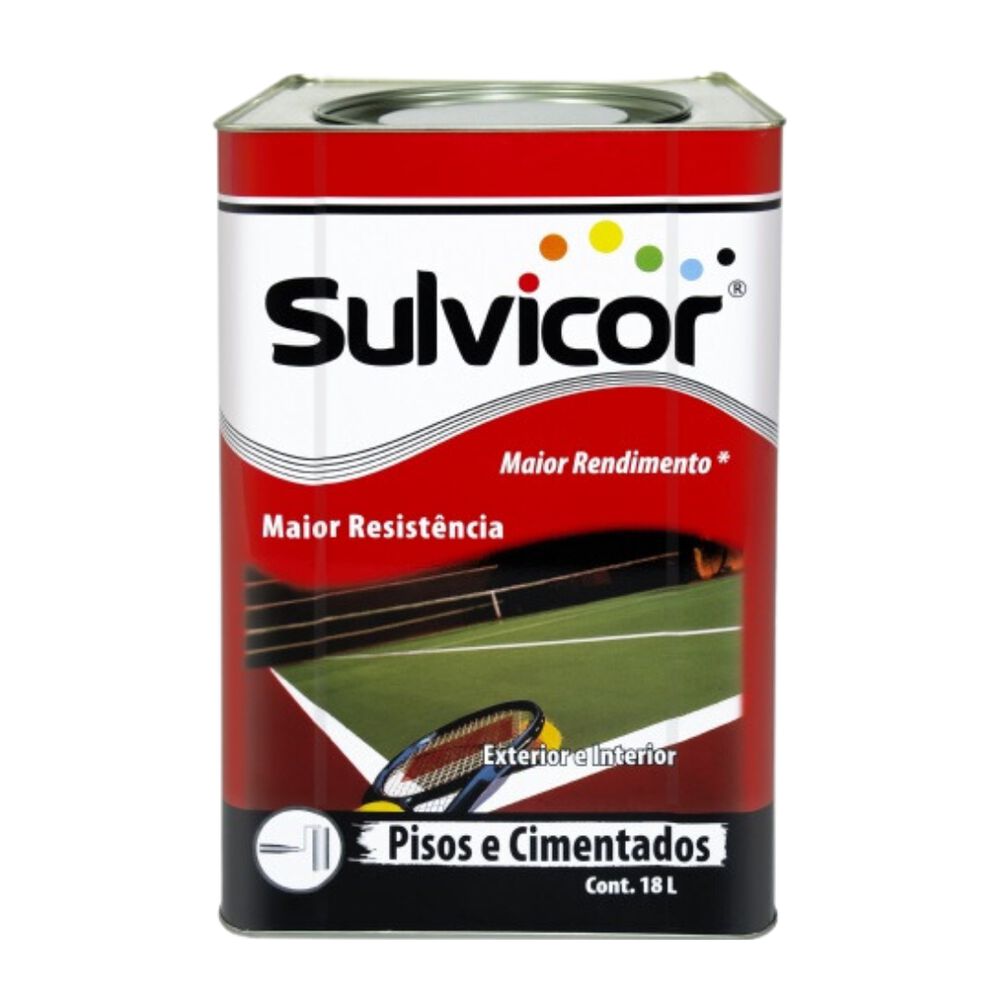 Tinta Premium Fosca para Pisos e Cimentados 18L Sulvicor