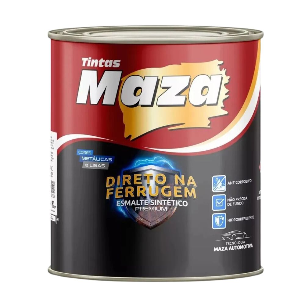 Esmalte Sint&eacute;tico Direto na Ferrugem 3,6L Maza