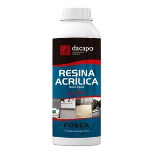 Resina Acr&iacute;lica Acabamento Interno Piso Cimento Queimado 1L Dacapo