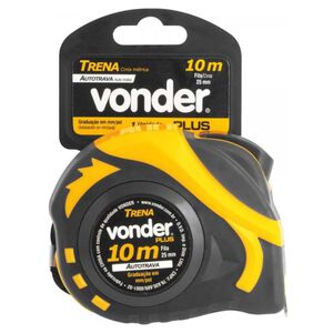Trena Curta de A&ccedil;o Autotrava 10mx25mm Vonder