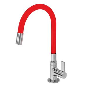 Torneira de Mesa para Cozinha Color Soft 6067 C70 Vermelho Le&atilde;o