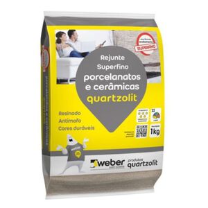 Rejunte Porcelanatos e Cer&acirc;micas 1Kg Quartzolit