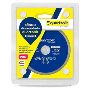 Disco Diamantado Cont&iacute;nuo Quartzolit