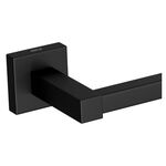 Porta Toalha Barra Quadratta Black Matte Deca