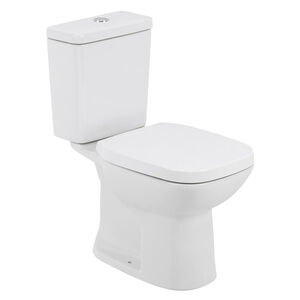 Kit Vaso Sanit&aacute;rio com Caixa Acoplada Duplo Acionamento Debba Square Branco Roca