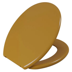 Assento Sanit&aacute;rio Oval Anat&ocirc;mico Caramelo 1 Astra