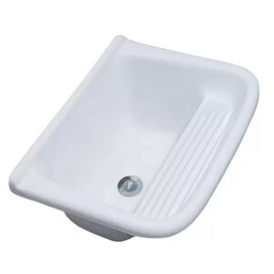 Tanque M&aacute;rmore Sint&eacute;tico Brilhante 50x40cm 18L Gelo Decoralita