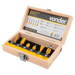 Jogo de Fresas para Madeira com 6 Pe&ccedil;as Vonder