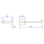 Papeleira Polo Black Noir Deca