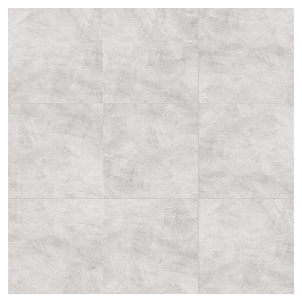 Porcelanato Ciment&iacute;cio Polido Borda Retificada 84x84cm Pulpis Cinza Delta (Caixa com 2,80m&sup2;)