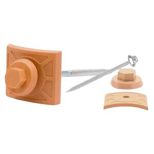 Kit Fixa&ccedil;&atilde;o de Telha Plan Marfim 20un. Afort