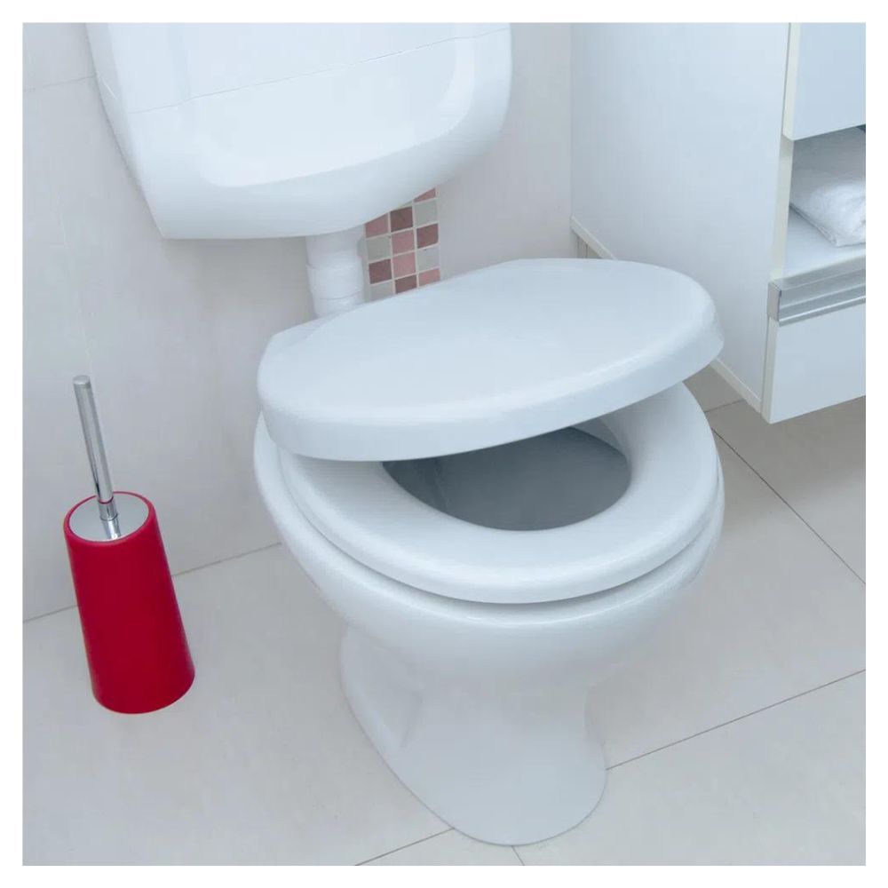 Assento Sanit&aacute;rio Oval Soft Close com Fechamento Suave Astra Branco