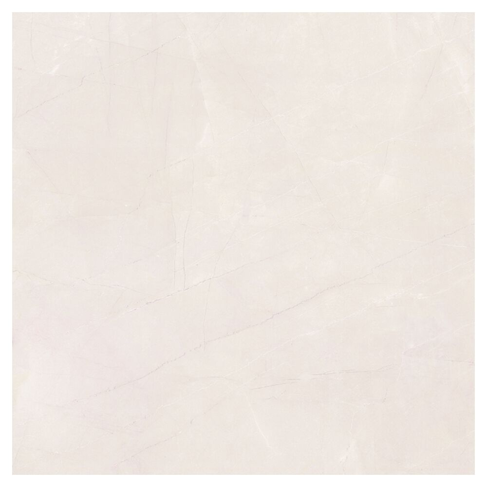 Porcelanato Marmorizado Polido Borda Retificada 82x82cm Pulpis Marfil Bege Damme (Caixa com 2,02m&sup2;)