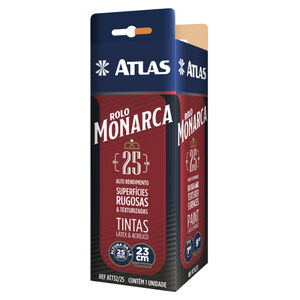Rolo de L&atilde; Sint&eacute;tica Monarca 23cm AT732/25 Atlas
