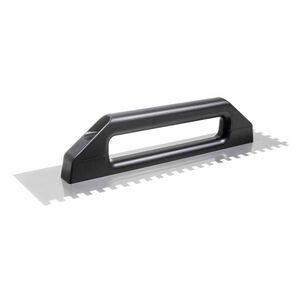 Desempenadeira de A&ccedil;o Dentada com Cabo Pl&aacute;stico Fechado 38cm 12x12mm Cortag