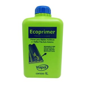 Primer para Manta Asf&aacute;ltica EcoPrimer Preto 1L Viapol