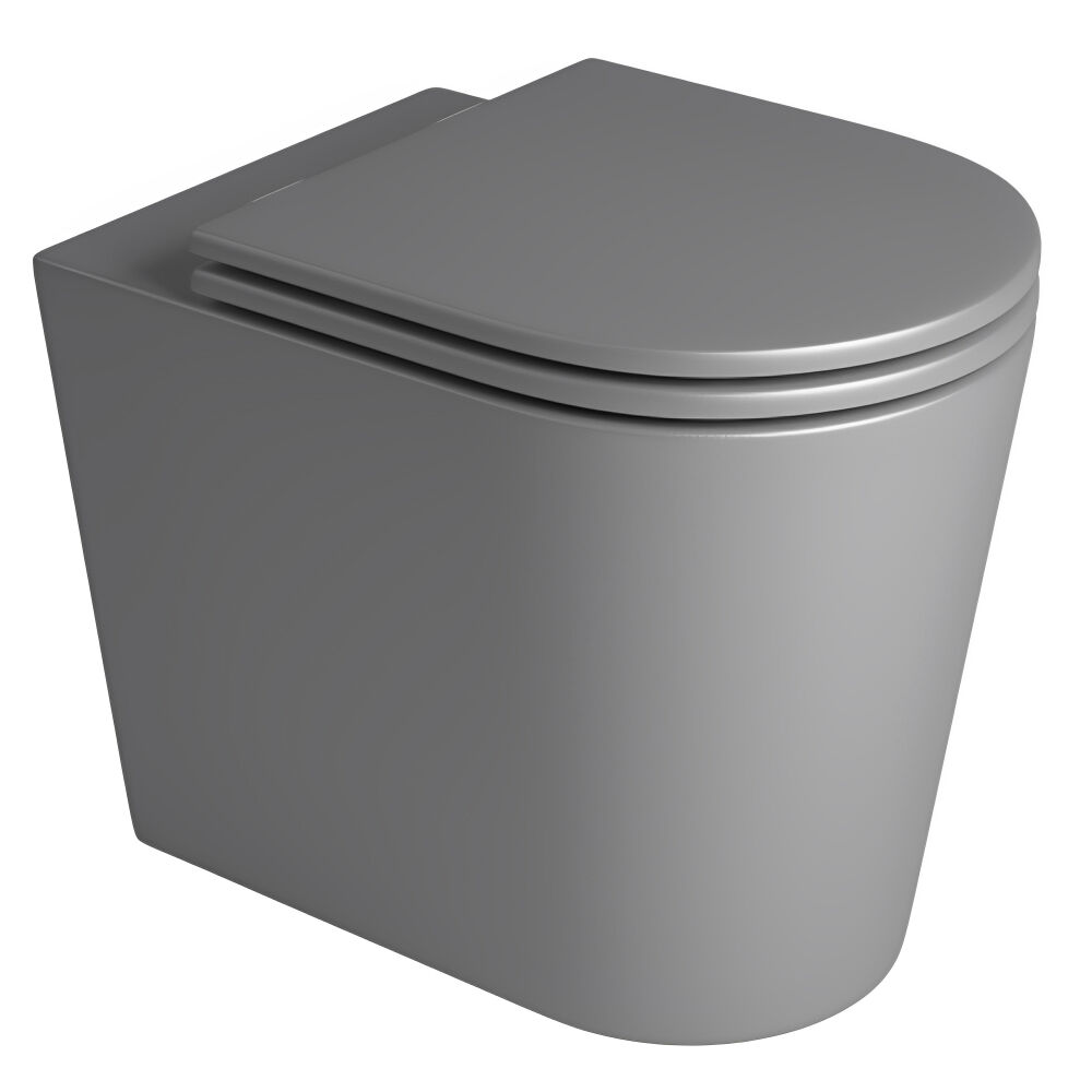 Vaso Sanit&aacute;rio Convencional LK Cinza Fosco Deca