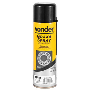 Graxa em Spray Branca Base de L&iacute;tio 200g Vonder