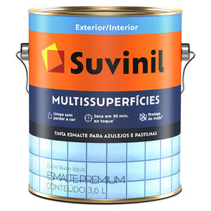 Esmalte Acetinado Premium Ep&oacute;xi Multissuperf&iacute;cies Branco 3,6L Suvinil